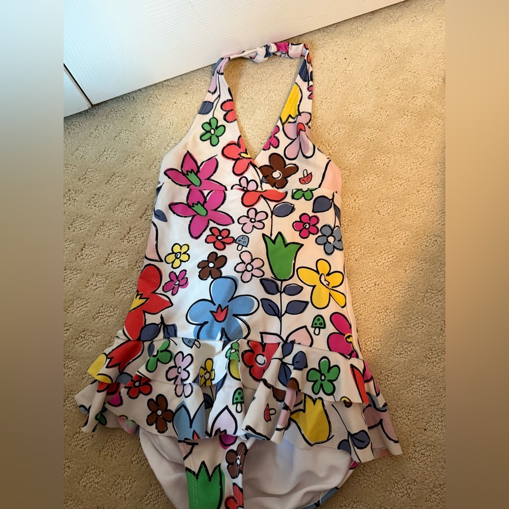 Hanna Andersson Colorful Flower Swimsuit